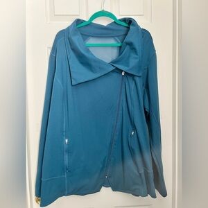 Livi Active Teal Zip-Up Jacket